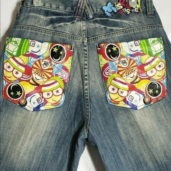 Miskeen Originals Retro Hypebeast Denim Shorts - Picture 12 of 14